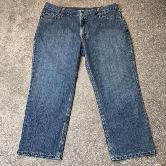 Carhartt Other - Carhartt Relaxed Fit Straight Leg Jeans 42x28 101483-980 Medium Stonewash Denim